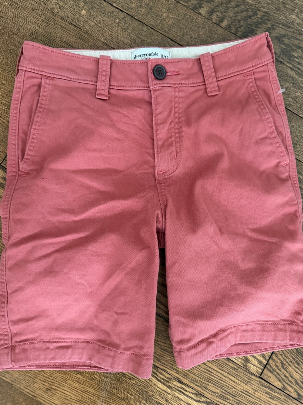 A&F • Salmon chino shorts • Size 11/12